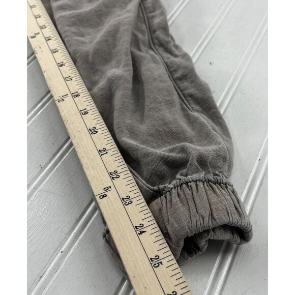 American Eagle Outfitters Regular Fit Tan Joggers Women's size 0 Linen Blend - Picture 5 of 6